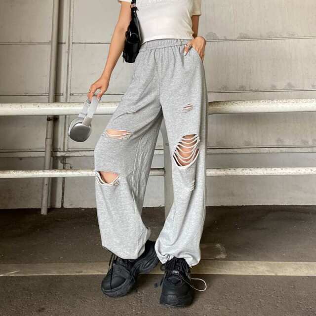 ダメージカットパンツ