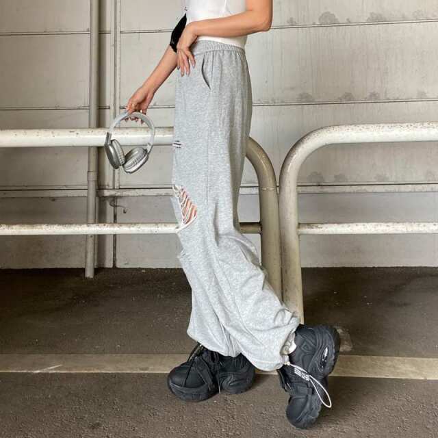 ダメージカットパンツ