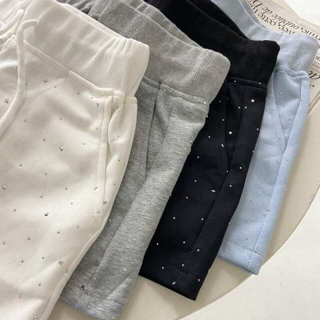 ストーン付きカットショートパンツ