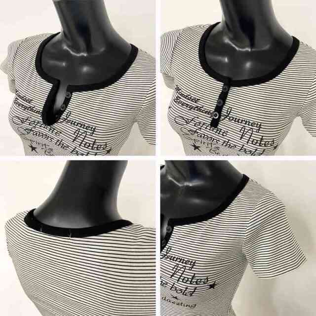 ボーダースターロゴTシャツ