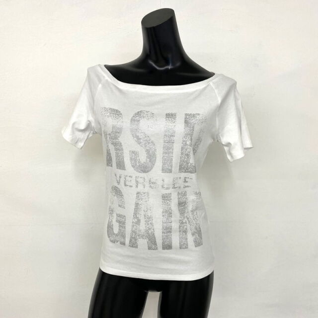 オフショルビッグロゴTシャツ