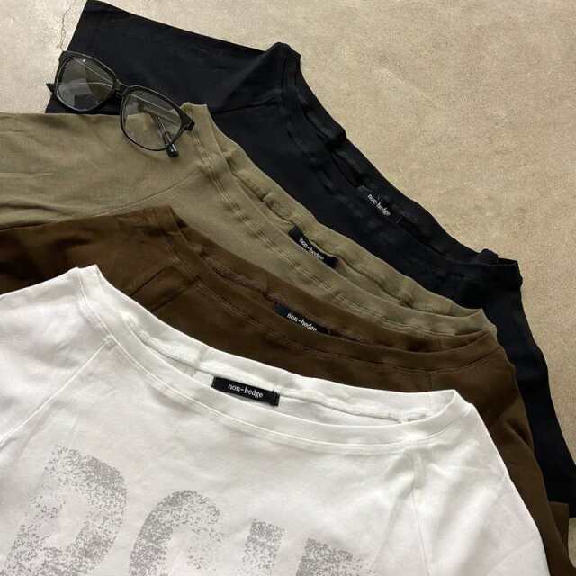 オフショルビッグロゴTシャツ
