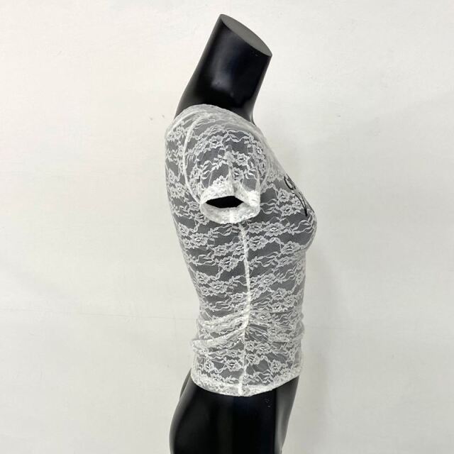 レースワンショルダートップス