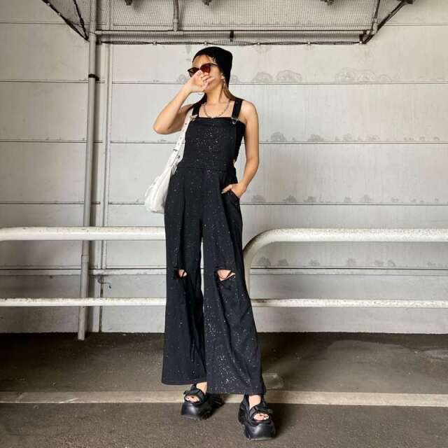 ストーンカットサロペット