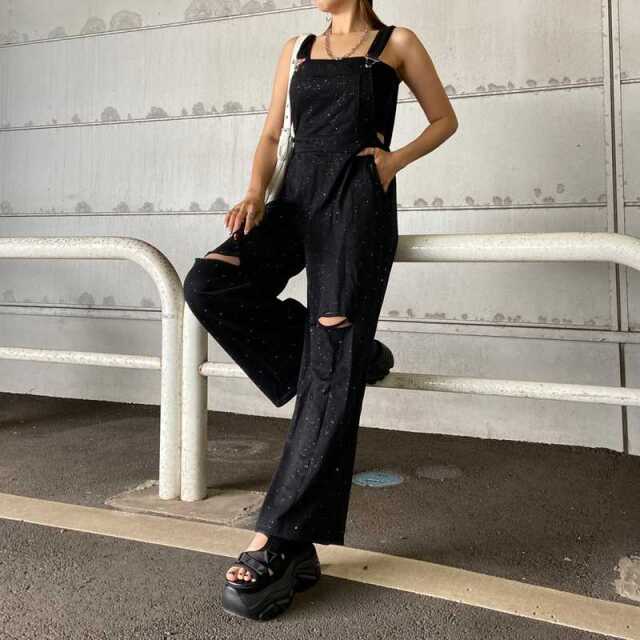 ストーンカットサロペット