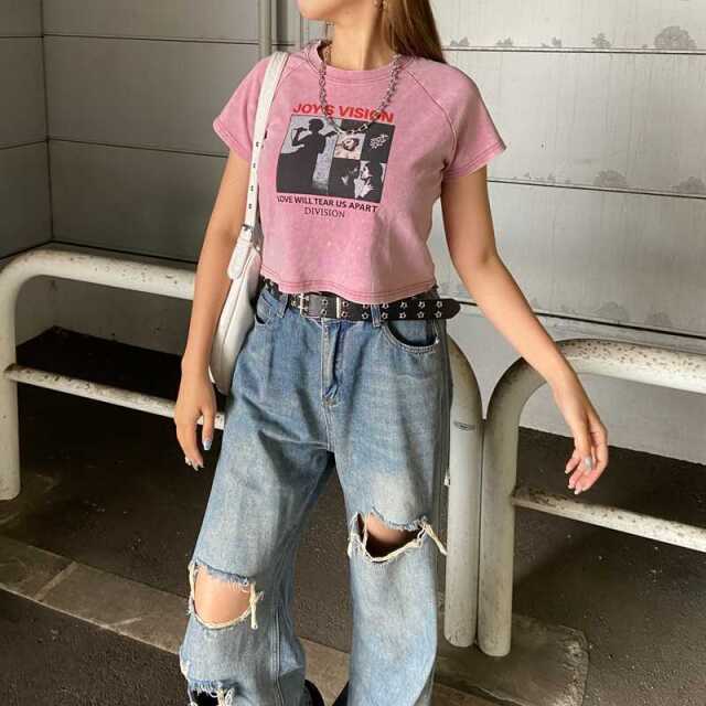 ブリーチ転写ショートTシャツ