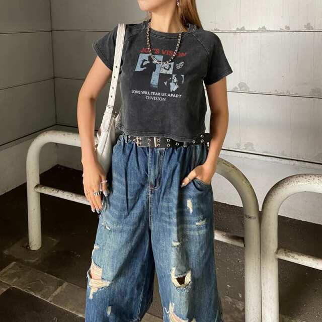 ブリーチ転写ショートTシャツ