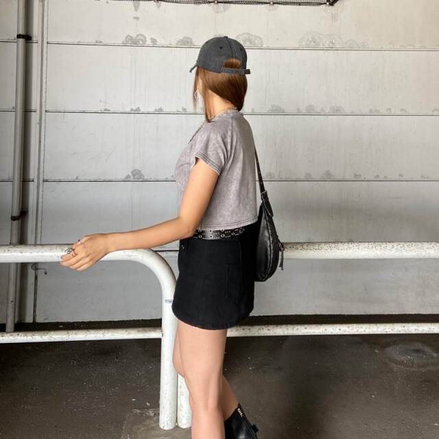 ブリーチ転写ショートTシャツ