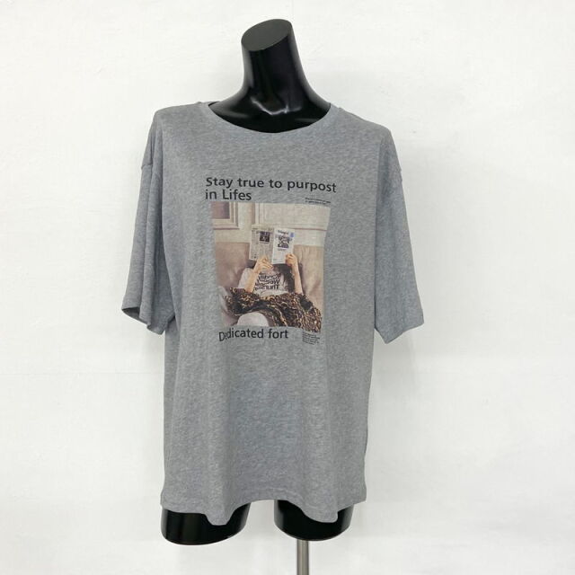 スラブロゴ転写ビッグTシャツ