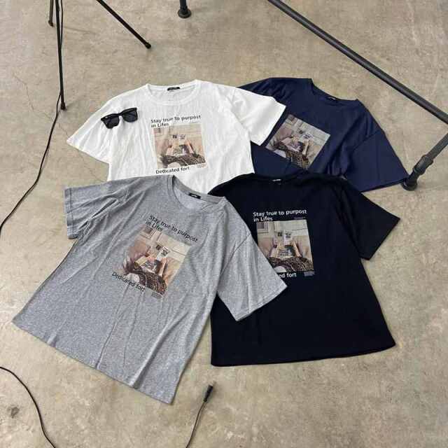 スラブロゴ転写ビッグTシャツ