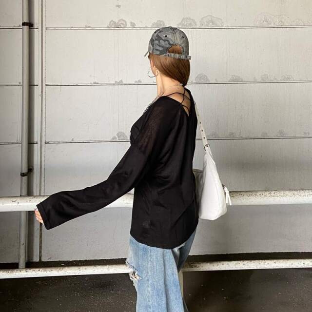 バックスピンドルスラブロンT