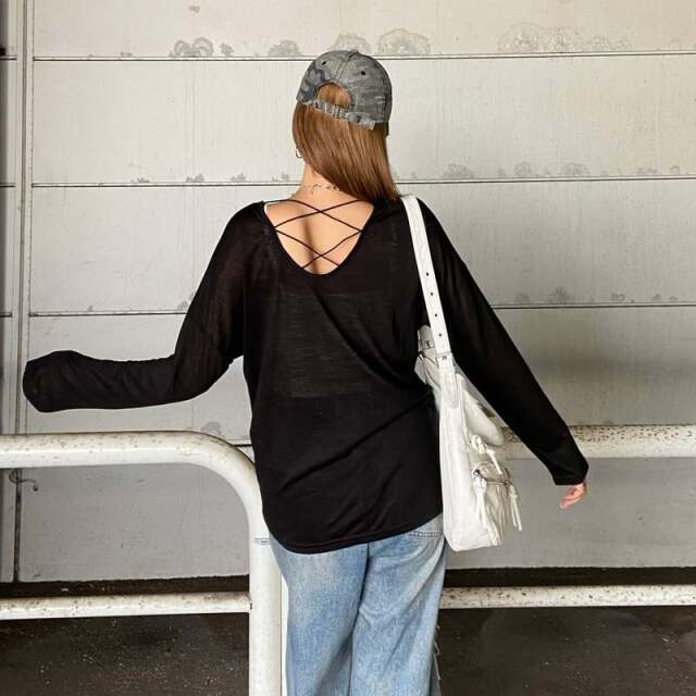 バックスピンドルスラブロンT
