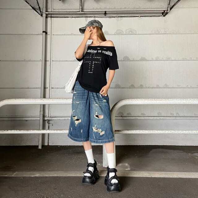 クロスハトメドロストトップス