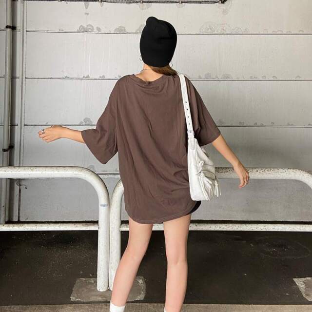 ナンバリングヒョウ柄ビッグTシャツ