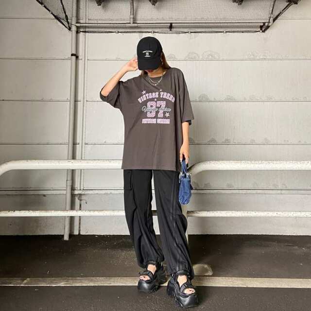 ナンバリングヒョウ柄ビッグTシャツ