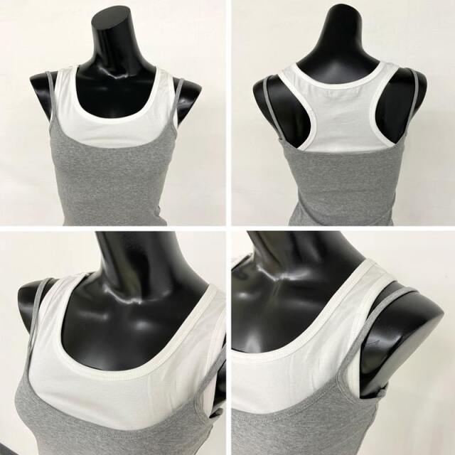アンサンブル風配色タンクトップ