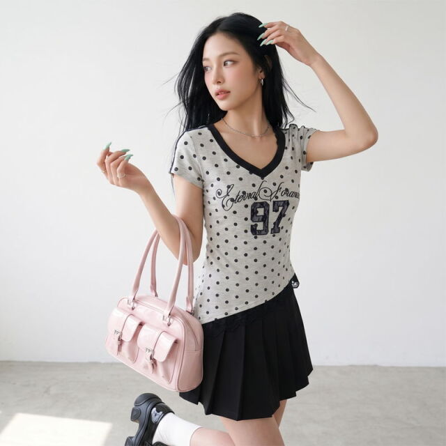 ドットナンバリングTシャツ