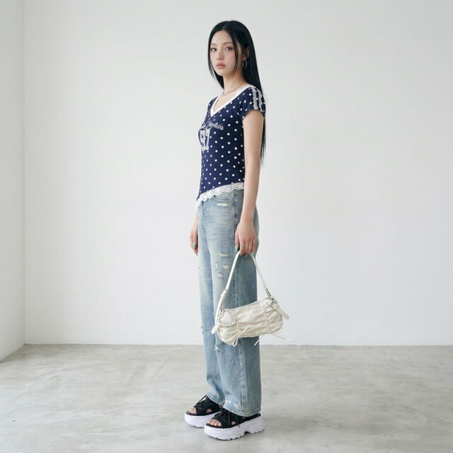 ドットナンバリングTシャツ