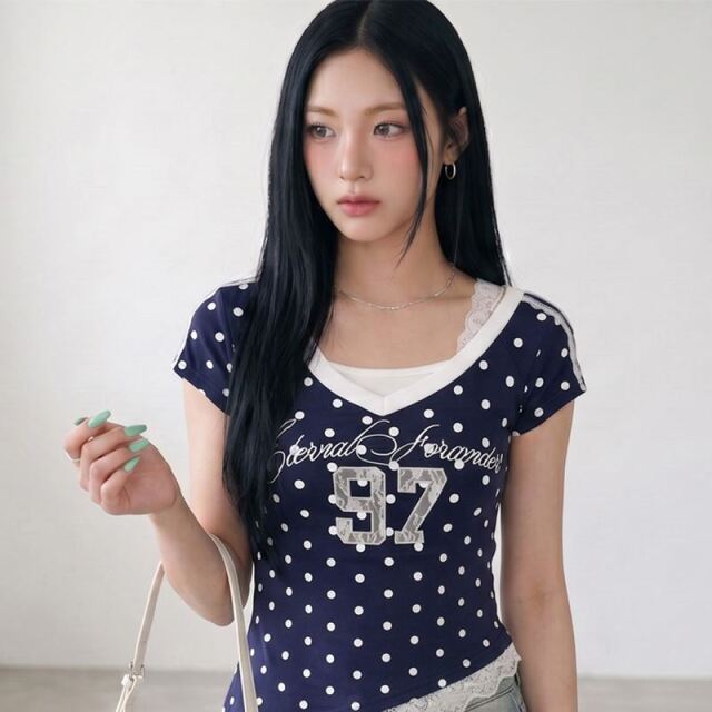 ドットナンバリングTシャツ