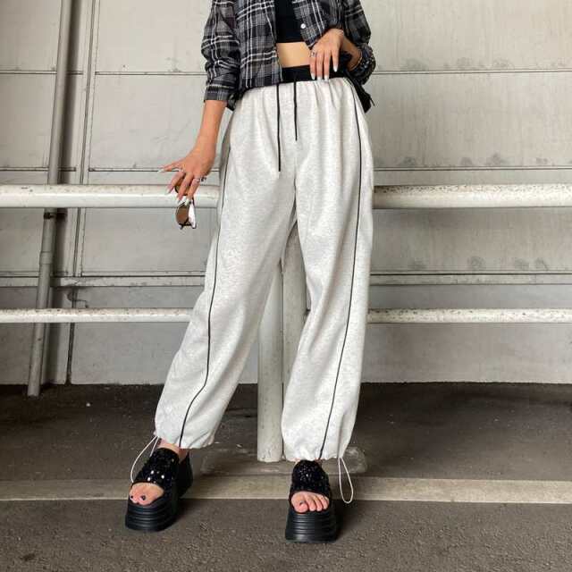 ラインカットパンツ