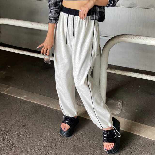 ラインカットパンツ