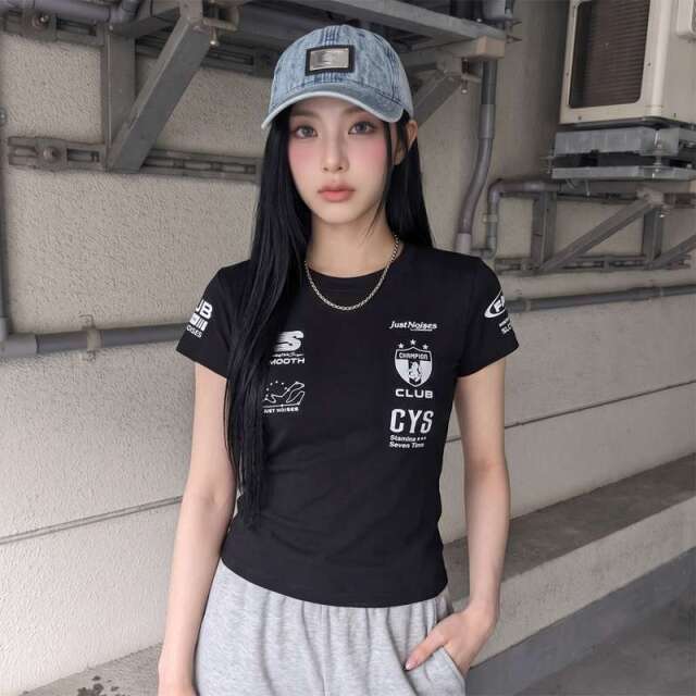 マルチモチーフチビTシャツ