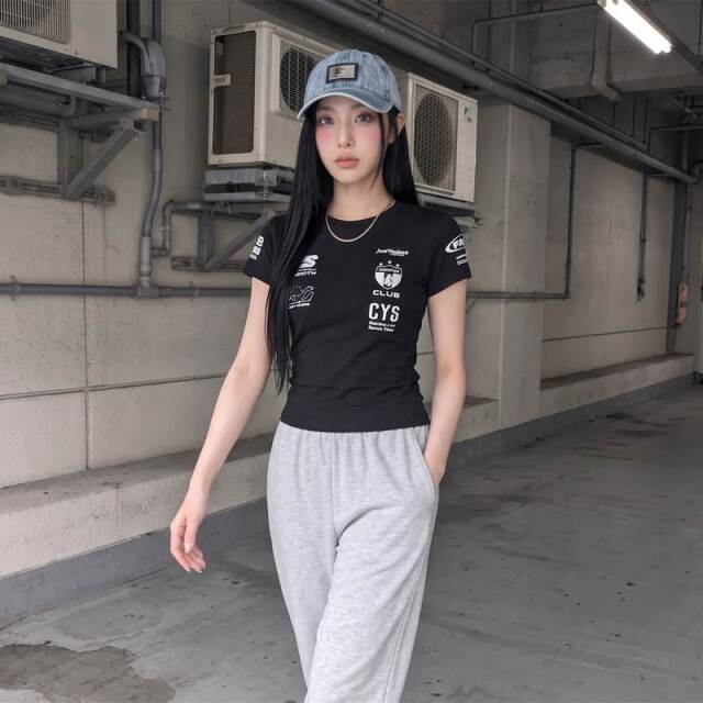 マルチモチーフチビTシャツ