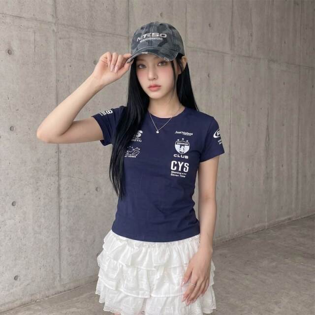 マルチモチーフチビTシャツ