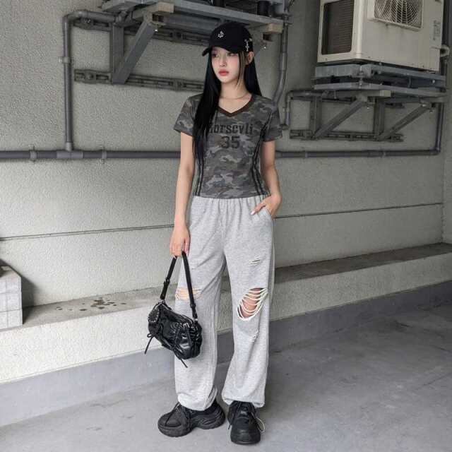 迷彩ナンバリングTシャツ