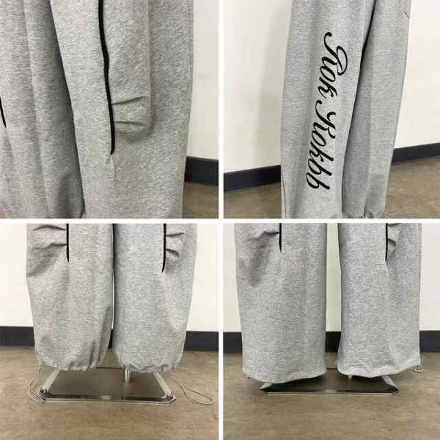 パイピングバックロゴパンツ