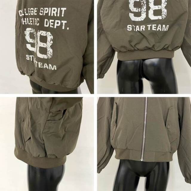 パーカーアンサンブル風ブルゾン