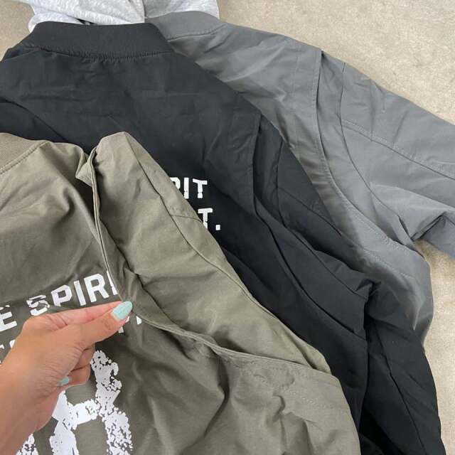 パーカーアンサンブル風ブルゾン