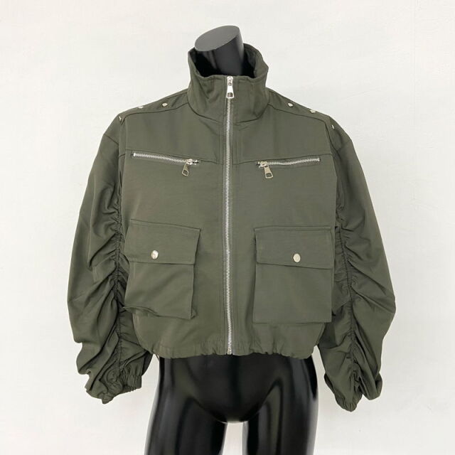 ZIPダブルポケットトラックジャケット