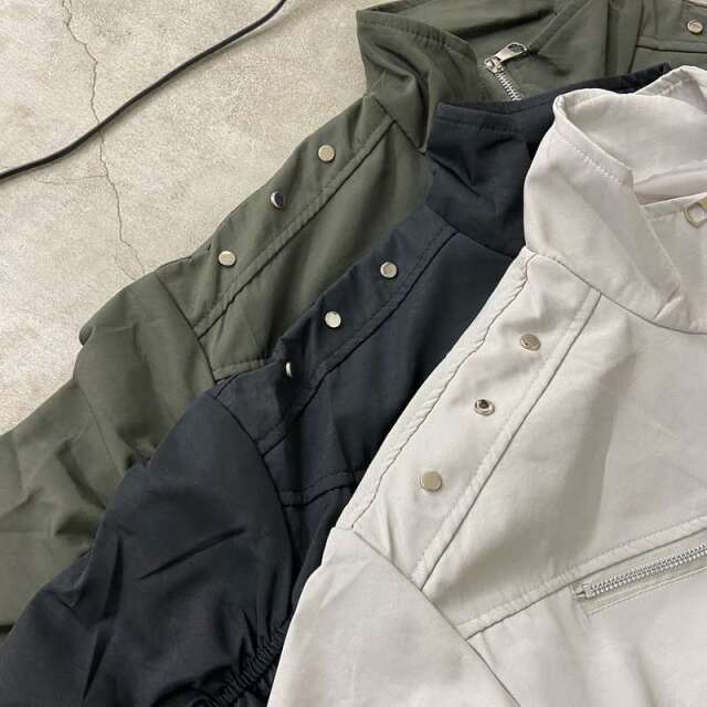 ZIPダブルポケットトラックジャケット