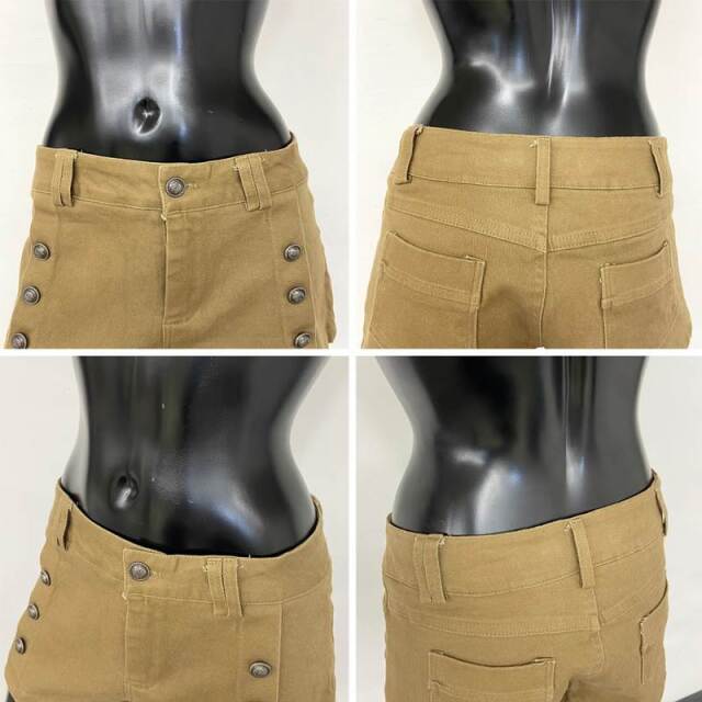 ボタンショートパンツ