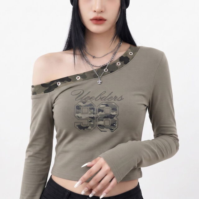 迷彩切替Tシャツ