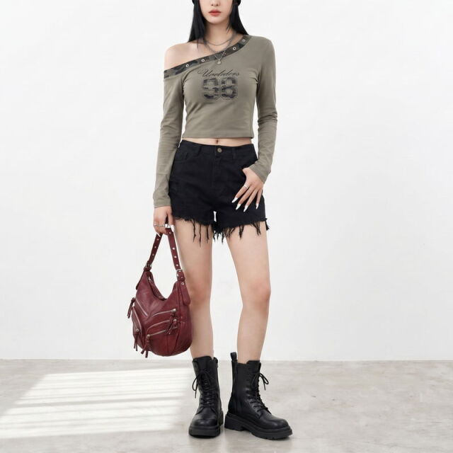迷彩切替Tシャツ