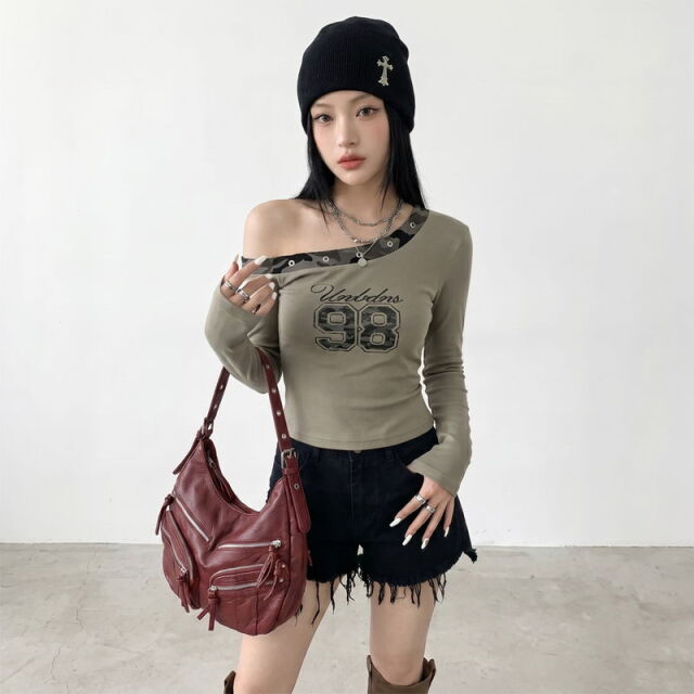 迷彩切替Tシャツ