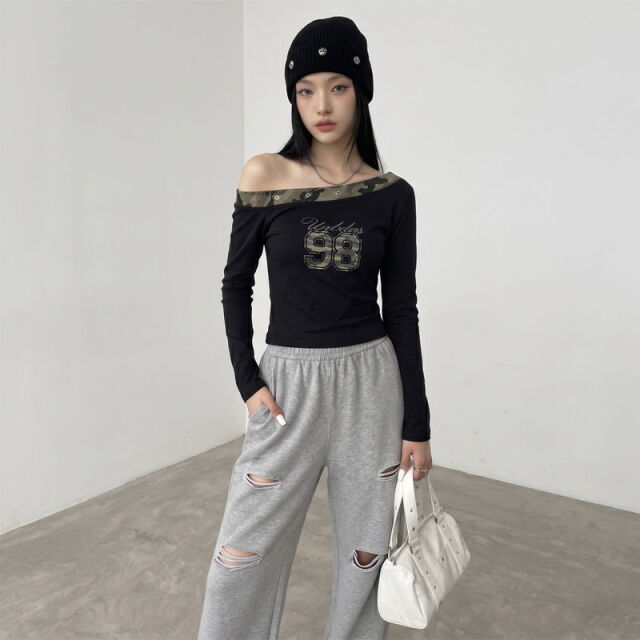 迷彩切替Tシャツ