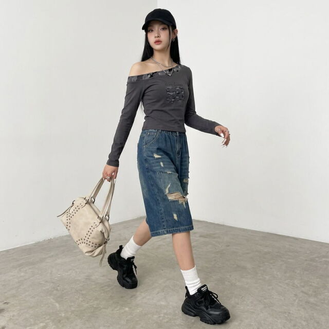 迷彩切替Tシャツ