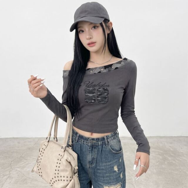 迷彩切替Tシャツ