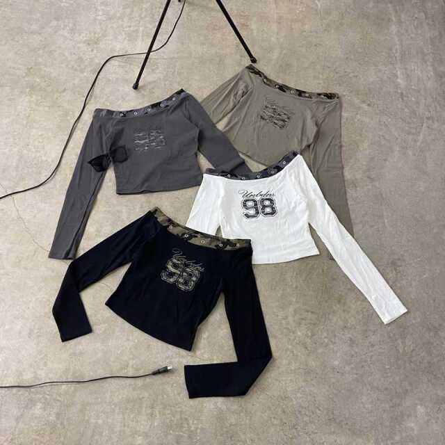 迷彩切替Tシャツ