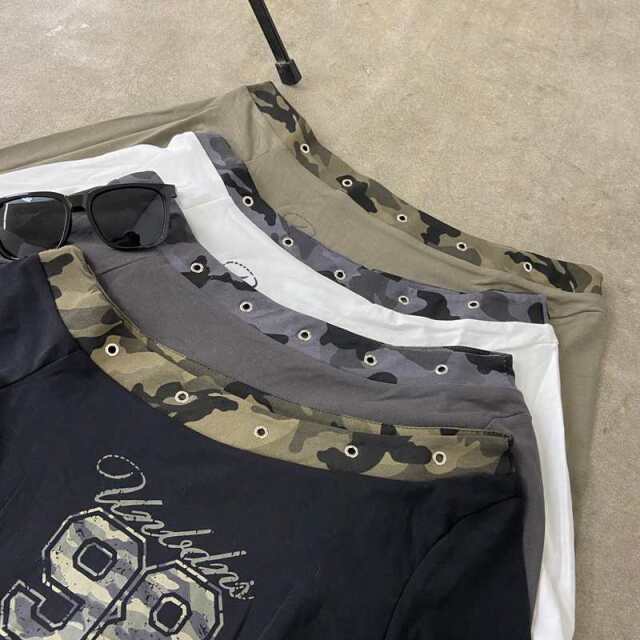 迷彩切替Tシャツ
