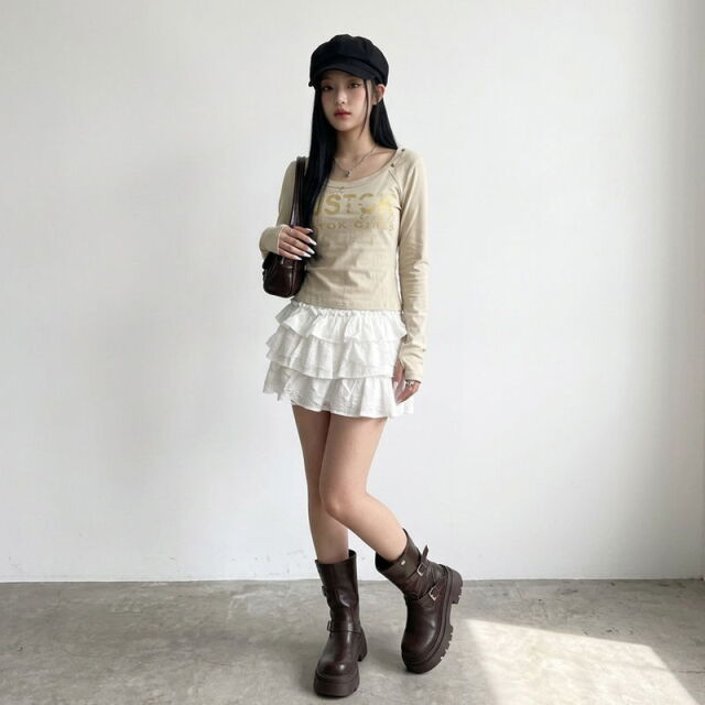 スタッズロゴTシャツ