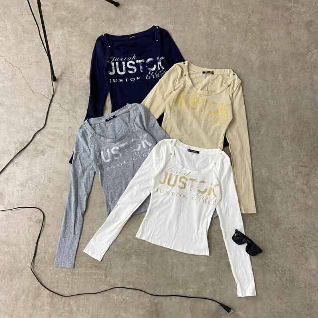 スタッズロゴTシャツ