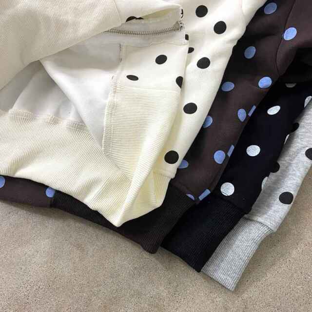 ドットロゴ刺繍スタンドジャケット