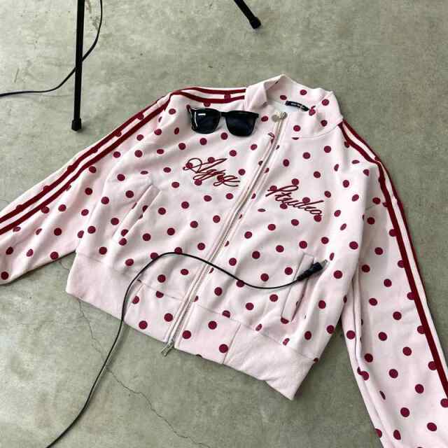 ドットロゴ刺繍スタンドジャケット
