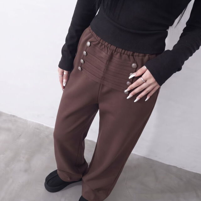 ナポレオンカットワイドパンツ