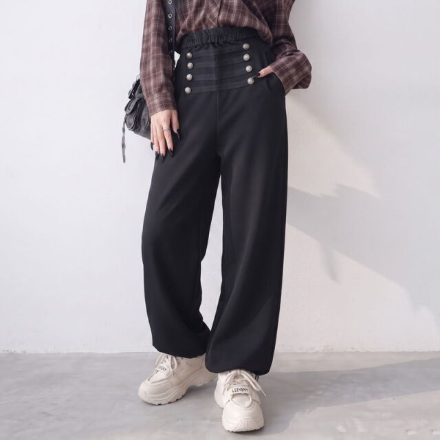 ナポレオンカットワイドパンツ