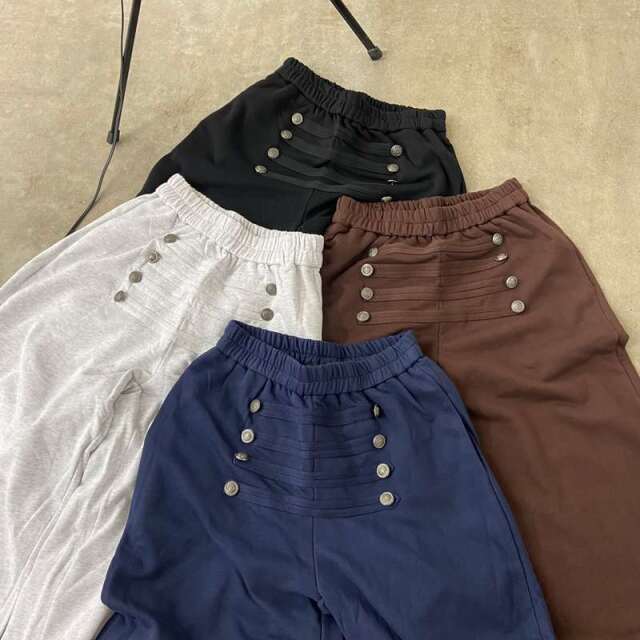 ナポレオンカットワイドパンツ